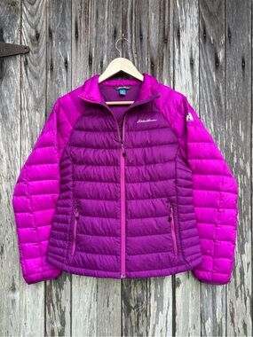 Eddie Bauer Women's Downlight Stormdown magenta size medium